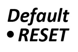 How to Default Reset