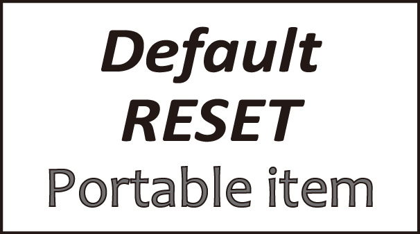 Default Reset Plug-in Switch